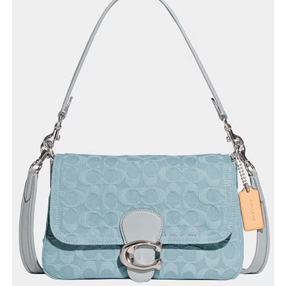 Coach Soft Tabby In Signature Denim